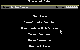 Tower of Babel screenshot 2 for Amiga